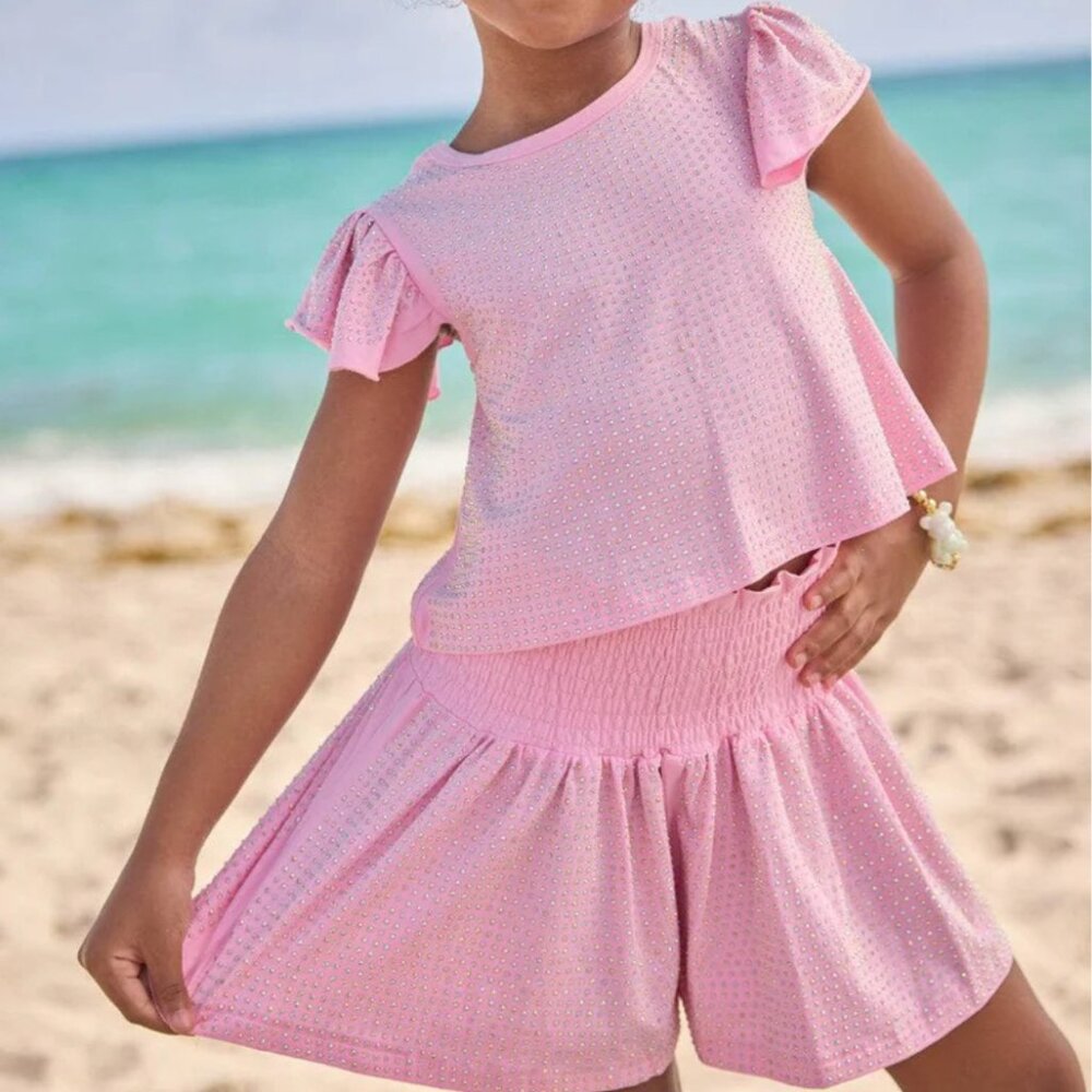 GIRLS Crystal Ruffle Set